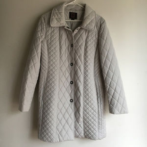 Anne Klein Winter Long White Coat